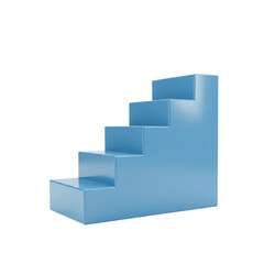 Fototapeta premium Modern Staircase Structure Steps Ascent Progress Direction
