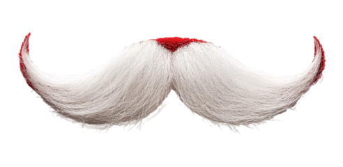 Santa�s Beard Ornament for Christmas Tree Decoration - Isolated on White Background