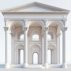 Obraz premium Large Roman villa with massive colonnades