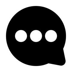 chat solid icon