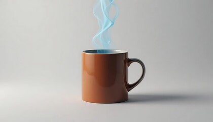 Classic Coffee Mug Clip Art – Bold Icon Design	Bold and simple illustration of a classic coffee mug with steam, ideal for corporate café branding, posters, and everyday drink designs