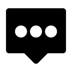 chat solid icon