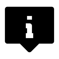 Obraz premium chat solid icon