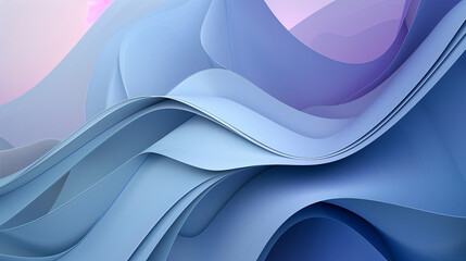 AI-inspired abstract design with blue tones