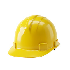 Safety First: A Yellow Hard Hat for Construction Workers