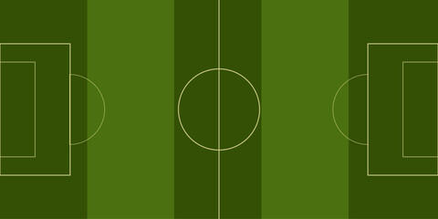 Football Field Vector Layout