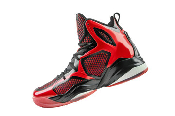 Superior Court Performance: Basketball Shoes Isolated On White Background.