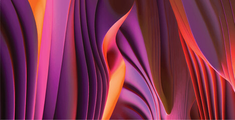 Multicolor glowing twisted lines pattern Abstract psychedelic background. Vector illustration	
