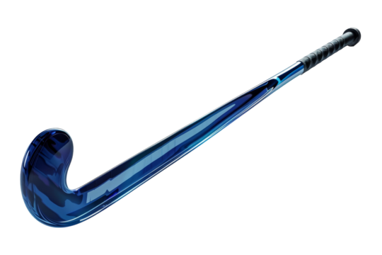 Advancements in Field Hockey Gear: Futuristic Stick Revealed Isolated On White Background.