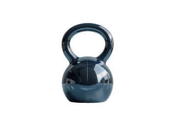 Tomorrow's Strength: The Futuristic Kettlebell Isolated On White Background.