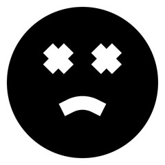emoticon solid icon