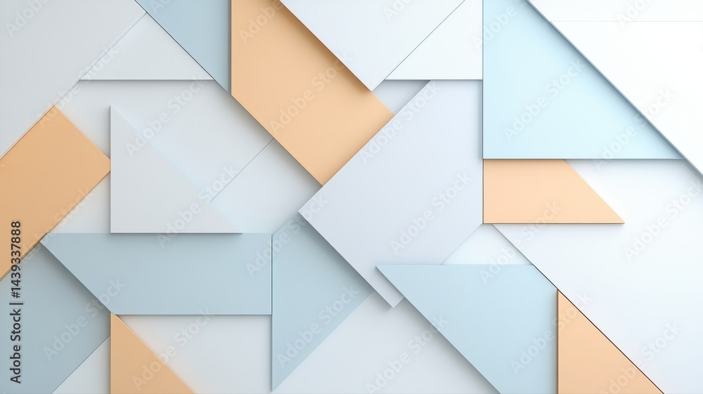 Poster geometric abstract: pastel triangles & shapes background geometric abstract background pastel shapes