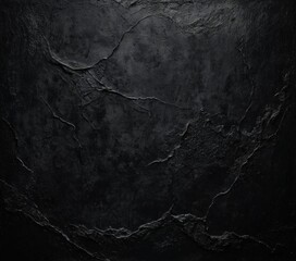 A deep black background featuring subtle, uneven scratches that create a textured appearance, adding depth and intrigue to the overall dark canvas.