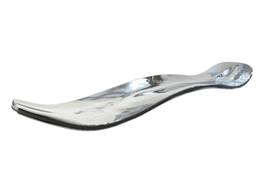 Future-Proofing Your Ride: The Futuristic Snowboard Isolated On White Background.