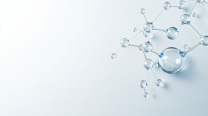 Molecular Structure: Glass Atoms in a Scientific Formation molecule molecular atom atoms glass light