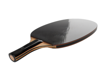 Next-Gen Table Tennis Equipment: Evolutionary Paddle Isolated On White Background.