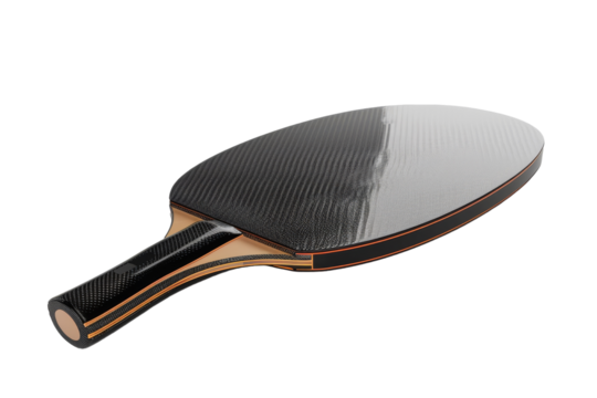 Next-Gen Table Tennis Equipment: Evolutionary Paddle Isolated On White Background.