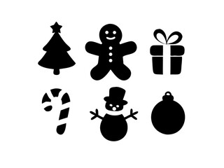 Festive Holiday Icons: Christmas Symbols Clipart