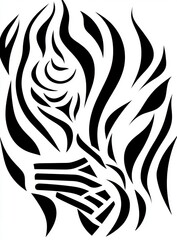 Abstract tribal design