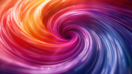 Wave spiral gel surface structure of rainbow colors. Shimmering fantastic colorful texture.