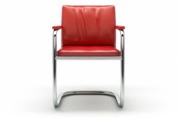 Visitor Chair Image Isolated On White Background.