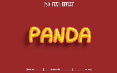 Text effect design.