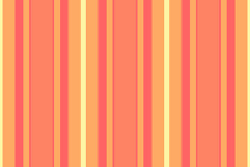 Obraz premium Sibrous fabric seamless stripe, scratched vertical textile vector. Sdvertising texture pattern lines background in red and orange colors.
