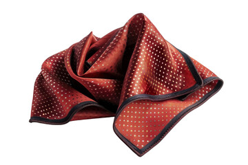 Elite Pocket Square Design Isolated On White Background.
