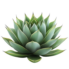 Fototapeta premium Light green lotus shaped succulent