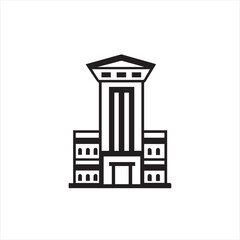 vector illustration of a building silhouette