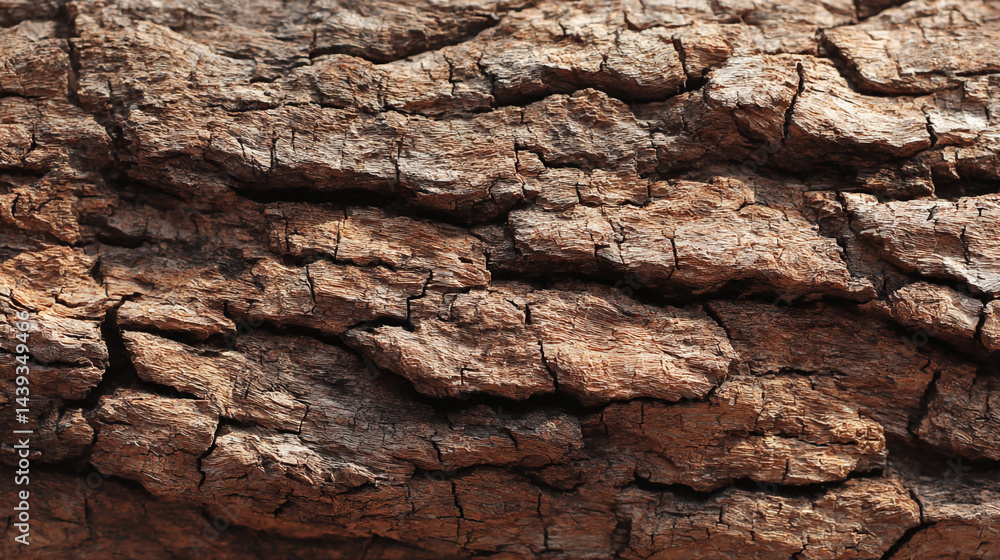 Poster close up of brown tree bark texture background for graphic design and nature stock photos use case i