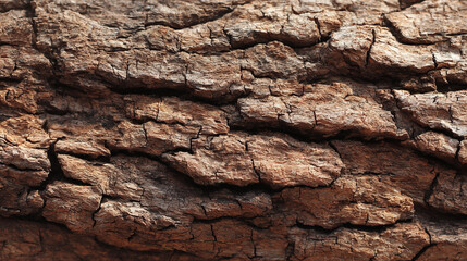 Fototapeta premium Close up of brown tree bark texture background for graphic design and nature stock photos use case image