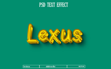 Text effect design.