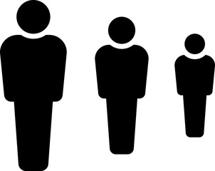 People group icon set team worker user. Employee people group icon team staff. User profile symbol. Group of people or group of users. Persons symbol.