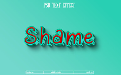 Text effect design.