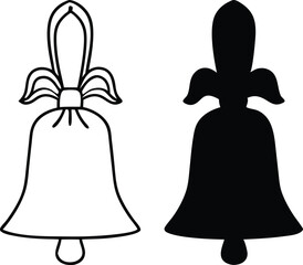 bell vector and Silhouette.