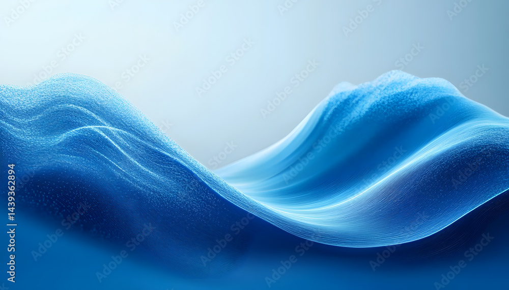 Poster abstract blue wave background abstract minimal gradient blur background royal color design