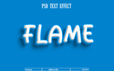 Text effect design.