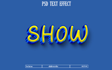 Text effect design.