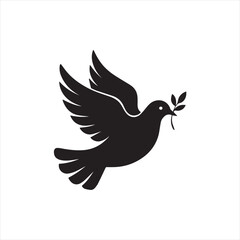 Obraz premium Bird icon silhouette
