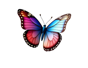 Vibrant Butterfly in Flight