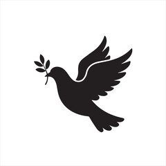 Obraz premium Bird icon silhouette