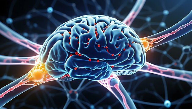 Human Brain Neurons & Synapses: Neuroscience Microscopic View