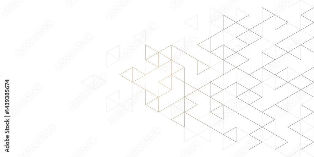Poster Abstract background with a geometric pattern of triangle shapes. Graphic design element