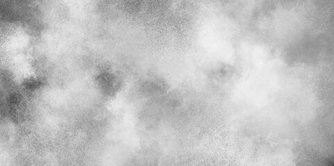abstract black grange smoke overlays background, abstract watercolor paint, Vignette texture in black and white color, White powder explosion on black background, empty gray concrete wall.