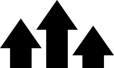 Business arrow, goals concept, Financial growth vector. 3d graph arrow isolated on white background. Cost reduction