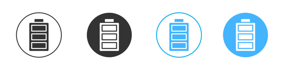 Battery icon Vector Graphic set