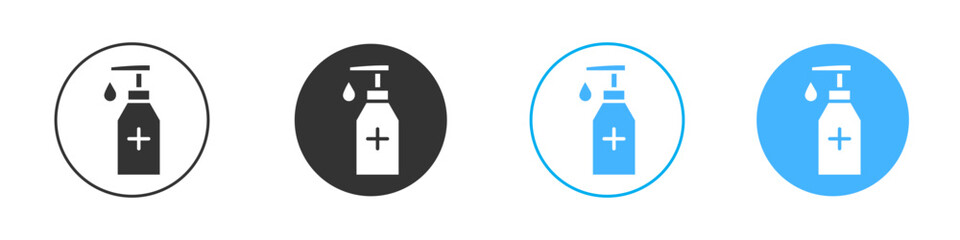 Sanitizer icon Vector Graphic set