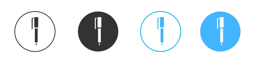 Pen icon Vector Graphic set