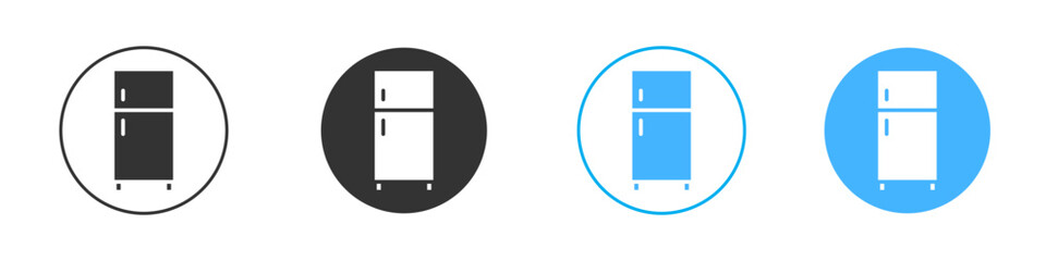 Fridge icon Vector Graphic set